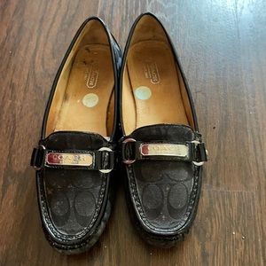 Black Coach loafers